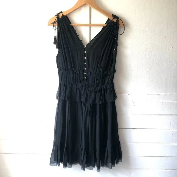 Ulla Johnson x Barneys Silk Georgette Noelle Dress